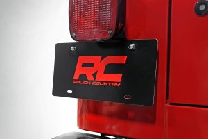 Jeep Wrangler Unlimited License Plate Adapter - Rear - Rough Country - '04-'06 Jeep Wrangler Unlimited License Plate Adapter - Rear - Rough Country - '04-'06